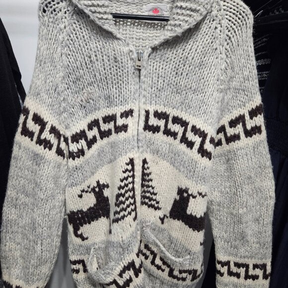 Mens Vintage Wool Canadian Sweater - Picture 5 of 5